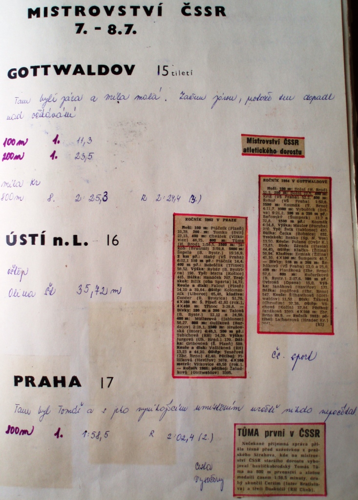 19. Výsledky z M ČSSR